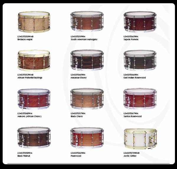 ludwig-exotic-wood-snares-drums