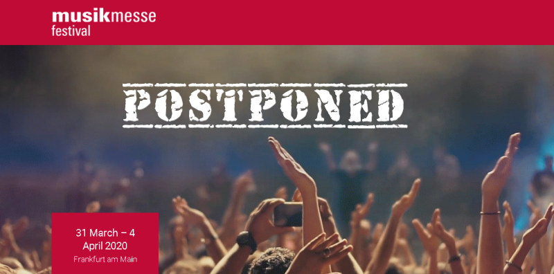 Musikmesse large-scale events  cancelled