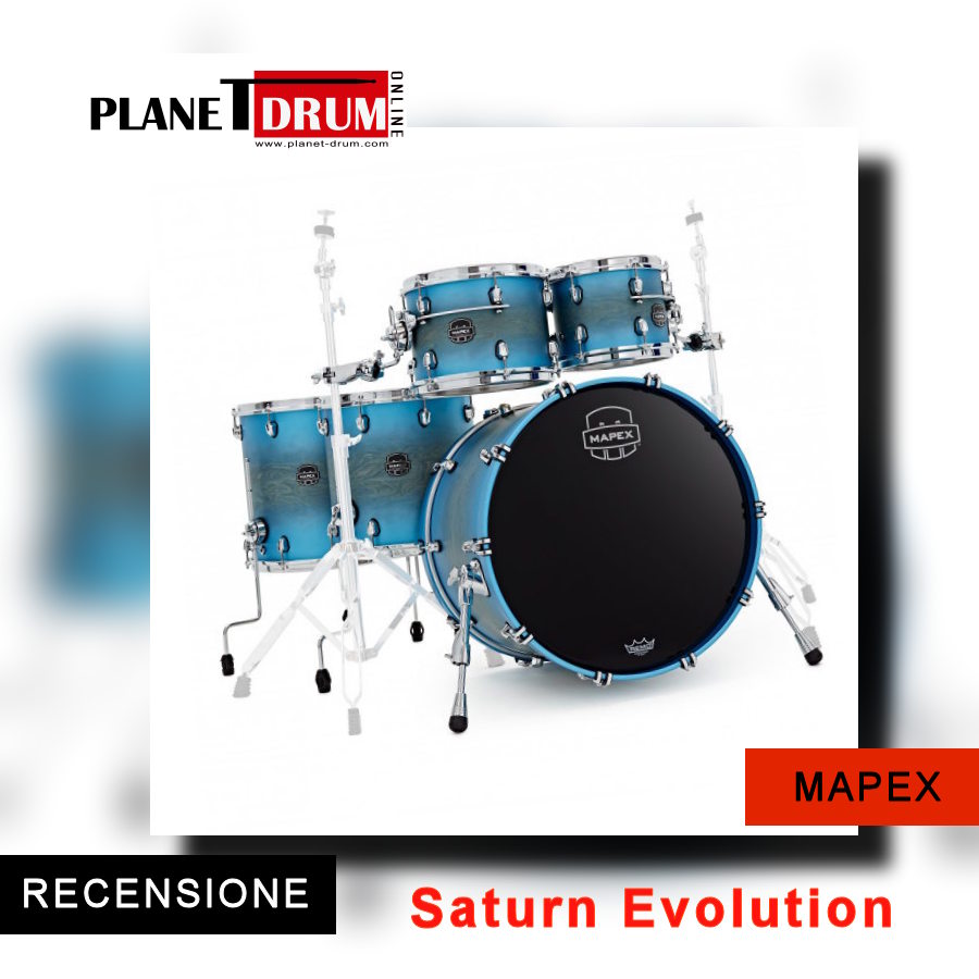 Mapex Saturn Evolution Maple Exotic Azure Burst